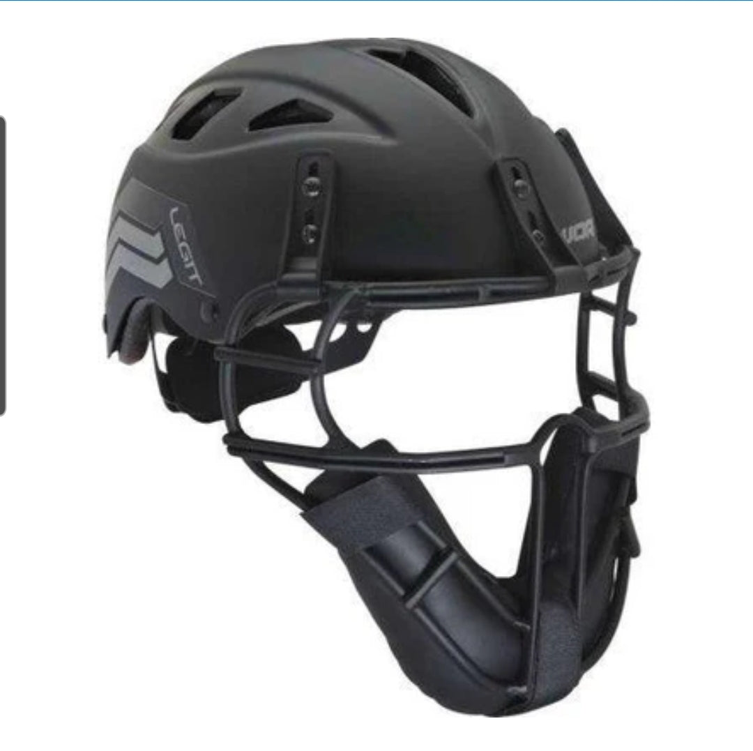 Worth LGTPH Legit Slowpitch Softball Pitchers Helmet Mask, White